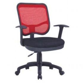 High Quality Red And Black Height Adjustable Meshy Computer Chair/ Office Chair/ Boss Chair