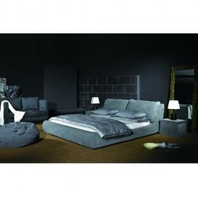 Popular Dark Green Upholstery Fabric Bed Furniture