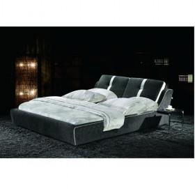 New Arrival Dark Grey Upholstery Fabric Bed