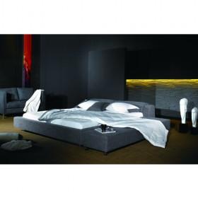 Novelty Plain Grey Style Fabric Bed