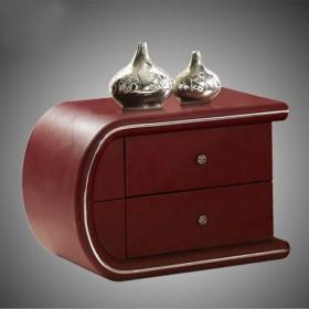 High Quality Brown Red Wooden Bedside Table/ Night Table
