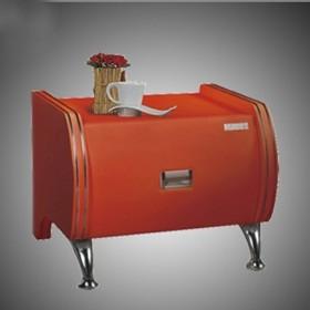 Novelty Design Orange Wooden Bedside Table/ Night Table