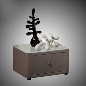 Smart Design Cute Small Grey Bedside Table/ Night Table
