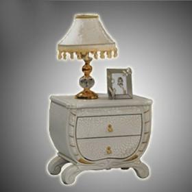 Occidental Stylish Retro Design White Bedside Table/ Night Table