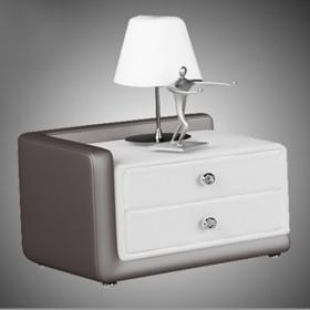 Good Quality Nice White And Black Bedside Table/ Night Table