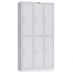 Simple Design White Lateral Cold-rolled Metal Fireproof 6 Cases File Cabinet