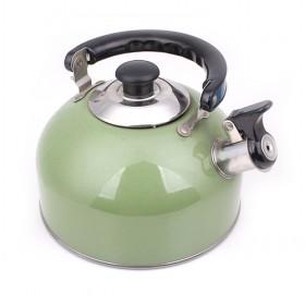 Wholesale Popular Green Polished Noble Design Stainless Steel Kettle