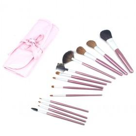 High Quality Pink Professional Ulstra Soft Bristle Travel Eyes Cosmetic Makeup Brushes Set