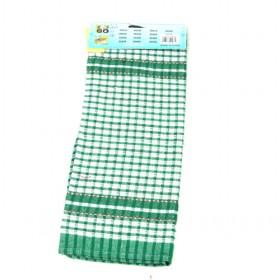 39 And 63cm Green And White Single Piece Cleaning Rag Cotton Towels