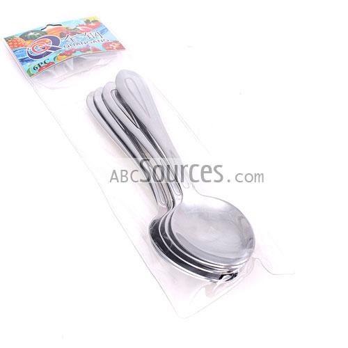 wholesale Cheap And Good Quality Serving Stainless Steel 6pcs/pack