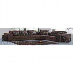 High Quality Full Cute Chocolate Fabric Sofa Set