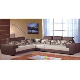 Good Quality Brown Elegant Design Fabric Sofa Set
