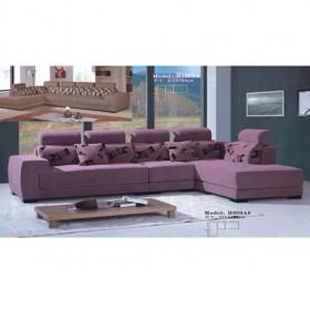 Hot Sale Elegant Purple Large Size Detachable Fabric Sofa Set
