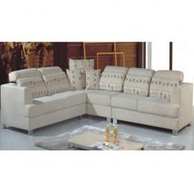 Hot Sale Creamy White Delicated Simple Detachable Fabric Sofa Set