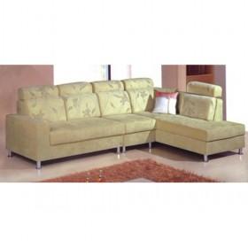 Elegant Luxury Style Popuplar Creamy Fabric Sofa Set