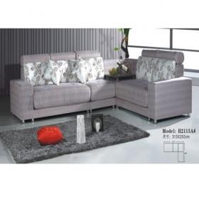 Hot Selling Light Grey Detachable Fabric Sofa Set