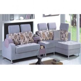 High Quality New Design Light Purple Fabric Sofa Set