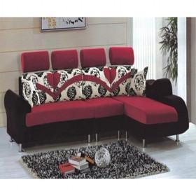 High Quality Nice Design Black And Red Fabric Sofa Set