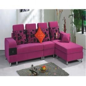 Hot Sale Plum Home Fabric Detachable Sofa Set