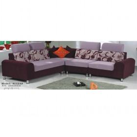 100% High Quality Pink And Purple Fabric Detachable Sofa Set