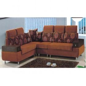 Latest Design Dark Beige Fabric Detachable Sofa Set