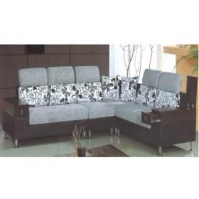 High Quality Pastoralism 300cm Large Size Fabric Sofa Set