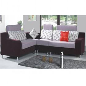 Pastoralism Purple Theme Concise Fabric Detachable Sofa Set