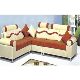 Special Desgin Orange And Yellow Separable Fabric Sofa Set