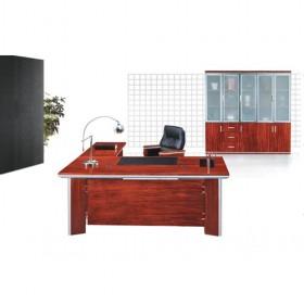 Elegant Design Red Wooden Gorgeous Office Boss Desk/ Office Furniture
