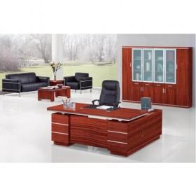 Best Selling Red Wooden Professional Design Elegant Office Boss Desk/ Office Furniture