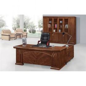 High Quality M Size 1.6m Bown Wooden Office Boss Desk