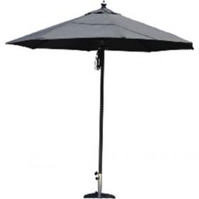 38mm High Black Patio Double Handle Roller Aluminum Umbrella