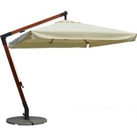 White Canopy Luxurious Hanging Patio Umbrellas