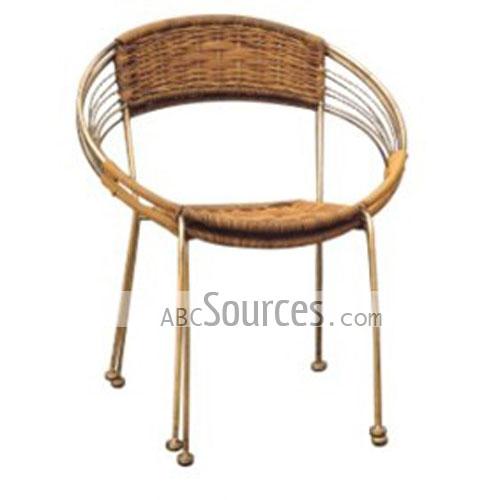 High Quality Round Rattan Kid Chair