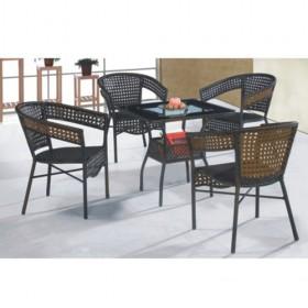 Exquisite 4 Seats Rattan Dining Sets