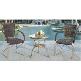 High-end Elegant Design Brown Rattan Dining Sets On Sale