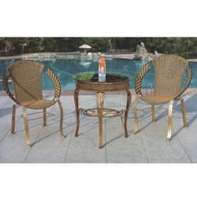 100% Good Quality Outdoor Leisure Stylish Rattan Dining Set