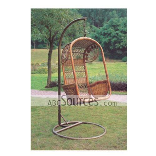 Exquisite Design Hanging Rattan Outdoor Chairs Set