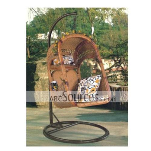 New Design Outdoor Hanging Rattan Garden Hammocks Set