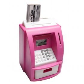 Pink Color ATM Machine, Piggy Bank, Coin Piggy Bank, Novalty Birthday Gift