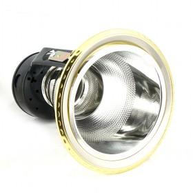 Cabinet Ceiling Bulb Holders, Round Golden Lined Steel Ceiling Fixtures