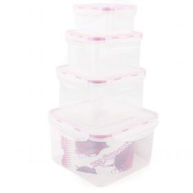 Rectangle Plastic Food Container Seal Food Boxes