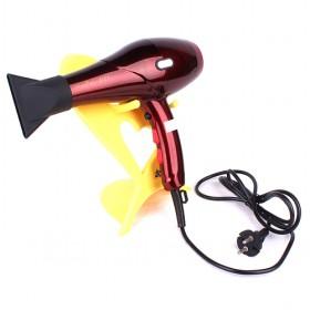 Professional Plastic Burgundy Colored Hair Dryer For Home And Salon