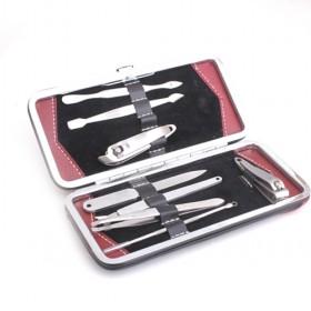 Good Quality 8 In 1 Stainless Steel Pedicure Sets With PU Case Nice Gift Pack Beauty Tools