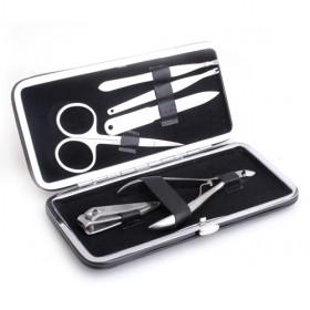 Good Quality 6 In 1 Stainless Steel Pedicure Sets With PU Case Nice Gift Pack Beauty Tools