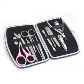 Graceful Design Stainless Steel Portable 13 In 1 Cheap Pedicure And Manicure Set