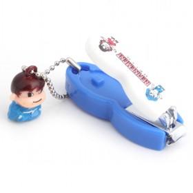Lovely Cartoon Blue And White Stainless Steel Blade Nail Clipper/ Nail Cutter