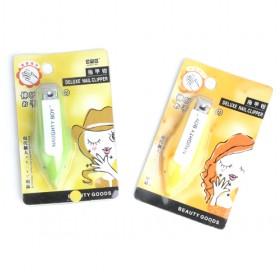 Sweet Orange And Green Simple Stylish Plastic Nail Clipper/ Cute Nail Trimmer