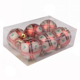 High Quality Colored Shatterproof 60mm Matt Christmas Balls