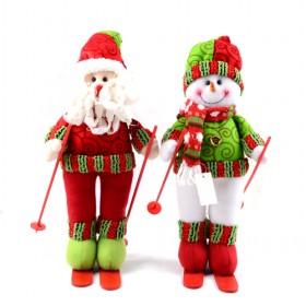 Skiing Christmas Doll